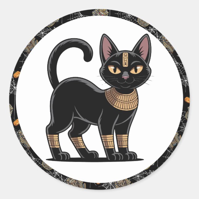 Adesivo 🤍 White Pharaoh Mummy Stickers 🎃 👑 (Frente)