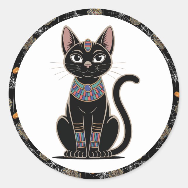 Adesivo 🤍 White Pharaoh Mummy Stickers 🎃 👑 (Frente)