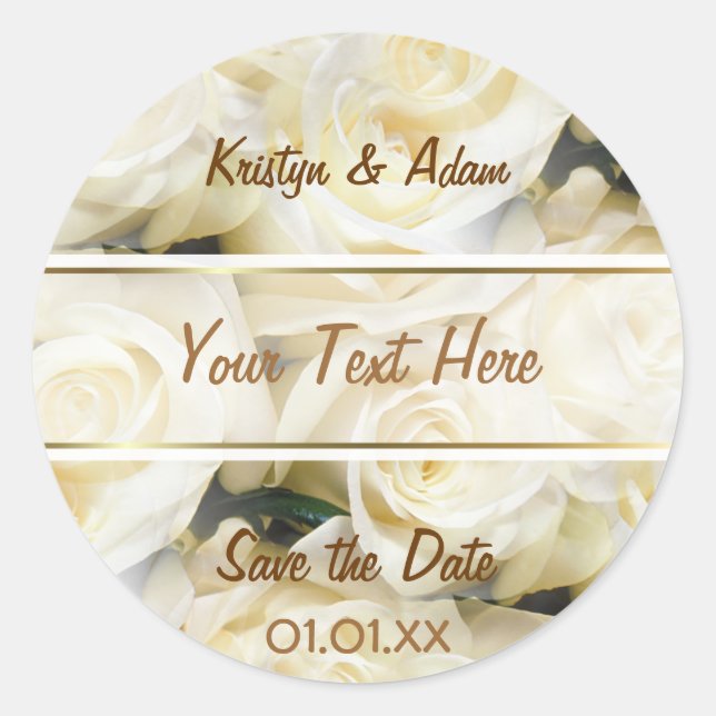 Adesivo White Rose Elegance (Frente)