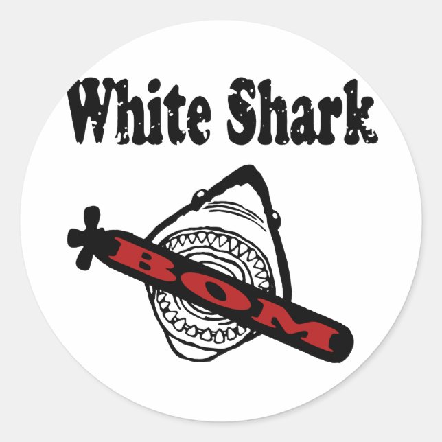 Adesivo White Shark (Frente)