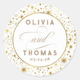 Adesivo White Starry Night Themed Weding