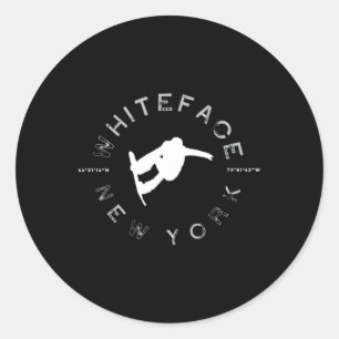 Adesivo Whiteface Mountain New York - Retro Snowboar