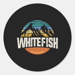 Adesivo Whitefish Montana Outdoor