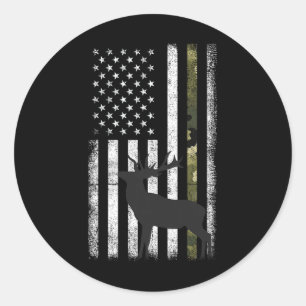 Adesivo Whitetail Deer Hunter Elk Buck Camo Americano