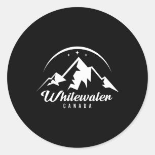 Adesivo Whitewater Canada Ski Resort Skiting Snowboard