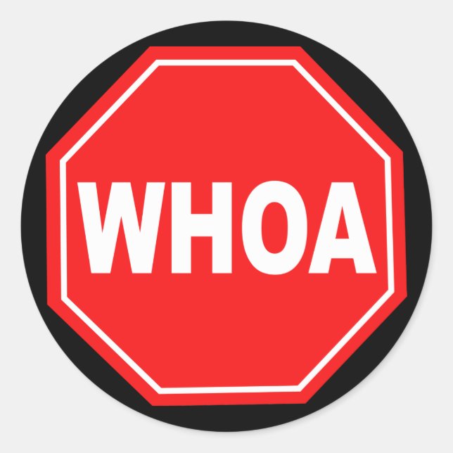 Adesivo whoa (Frente)