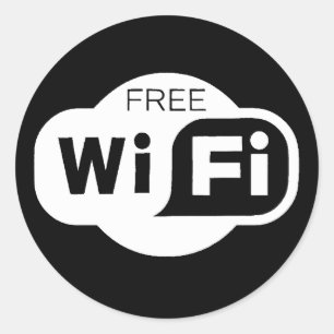Adesivo Wi-Fi gratuito