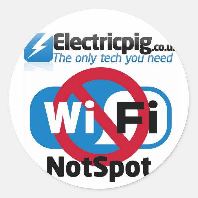 Adesivo Wi-Fi nãoSpot (Frente)