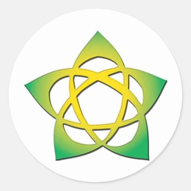 Adesivo Wicca Flower (Frente)