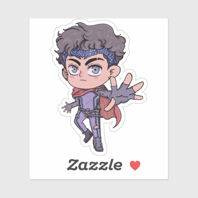 Adesivo Wiccan (MCU) v01 (Folha)