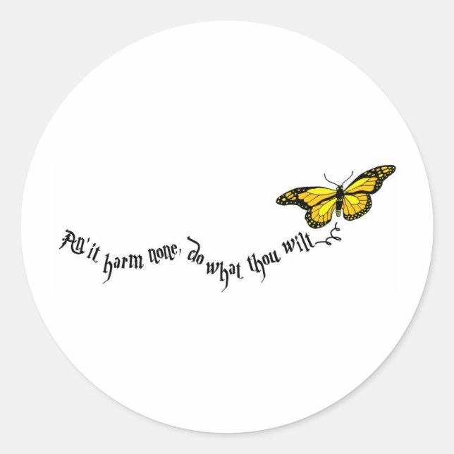 Adesivo Wiccan rede (Frente)