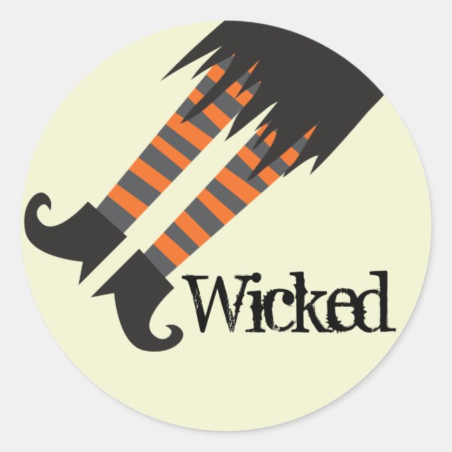 Adesivo Wicked Witch Halloween (Frente)