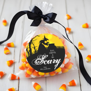 Adesivo Wicked Witch Silhouette Halloween