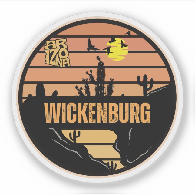 Adesivo Wickenburg, Arizona (Frente)