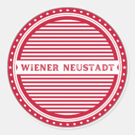 Adesivo Wiener Neustadt City Pride Emblem Austria Identity