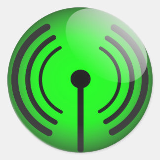 Adesivo wifi brilhante