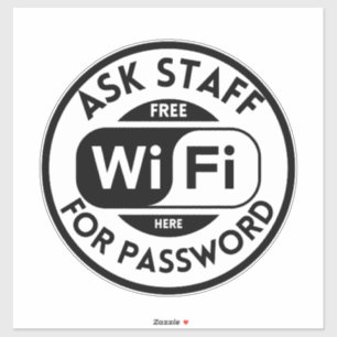Adesivo Wifi Business, wifi Sticker livre