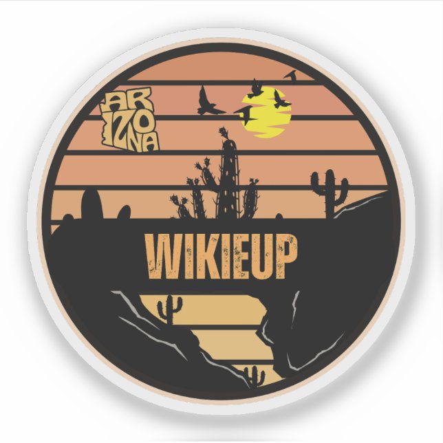 Adesivo Wikieup, Arizona (Frente)