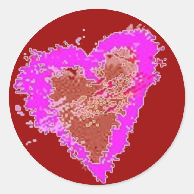 Adesivo Wild At Heart on Red - Sticker (Frente)