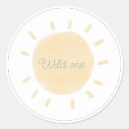 Adesivo Wild One Boho Safari Animal Sticker