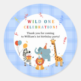 Adesivo Wild One First Birthday Invitation
