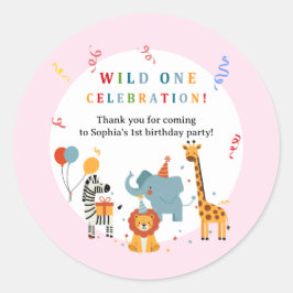 Adesivo Wild One First Birthday Invitation