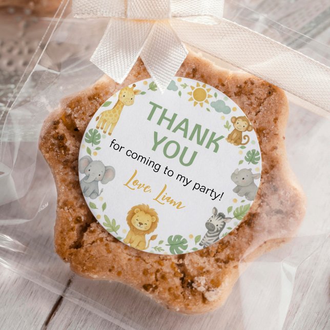 Adesivo Wild One Safari Birthday (Criador carregado)