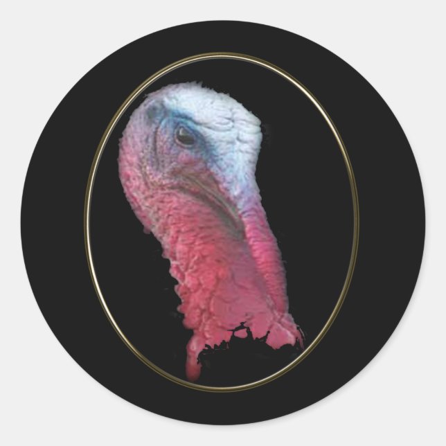 Adesivo Wild Turkey Head (Frente)