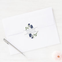 Wildbloom | Clássico Blue Bohemian Return Address