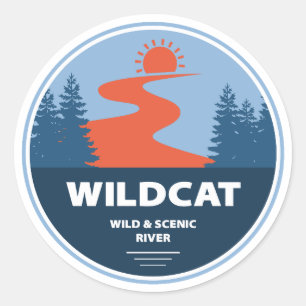 Adesivo Wildcat Wild E Scenic River New Hampshire