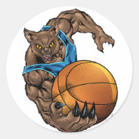 Wildcats Bobcats Basquete, Azul, L. Blue Stripe