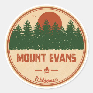 Adesivo Wilderness do Monte Evans
