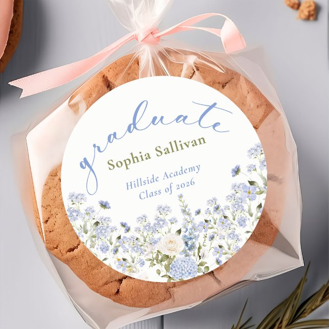 Adesivo Wildflower Bloom Graduation Party (Criador carregado)