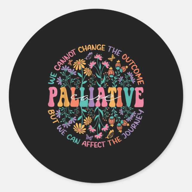 Adesivo Wildflower Palliative Care Nurse Ot Hosce Social W (Frente)