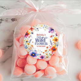 Adesivo Wildflower Wild One 1st birthday 