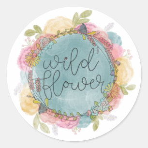Adesivo Wildflower Wreath Floral