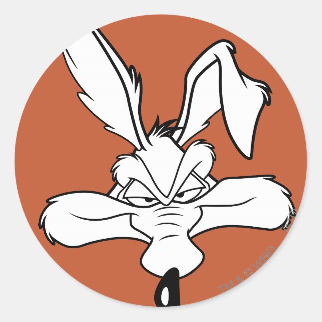 Adesivo WILE E. COYOTE™ Happy Head Shot (Frente)