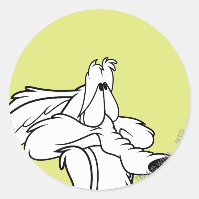 Adesivo WILE E. COYOTE™ Procurando (Frente)