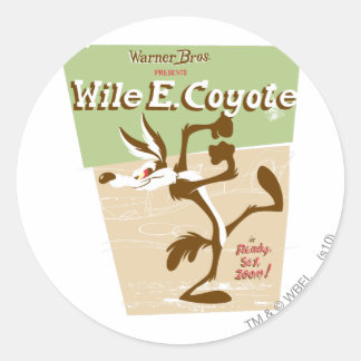 Adesivo WILE E. COYOTE™ Pronto, Preparado, Zoom!