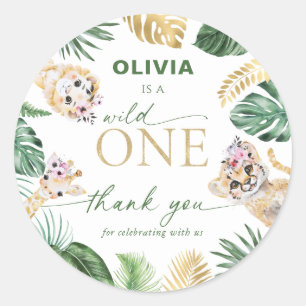 Adesivo Wilgle One Safari Animal Obrigado