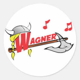 Adesivo Wilhelm Ricahrd Wagner - músico alemão do