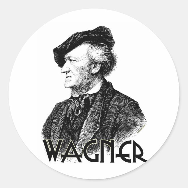 Adesivo Wilhelm Richard Wagner (Frente)