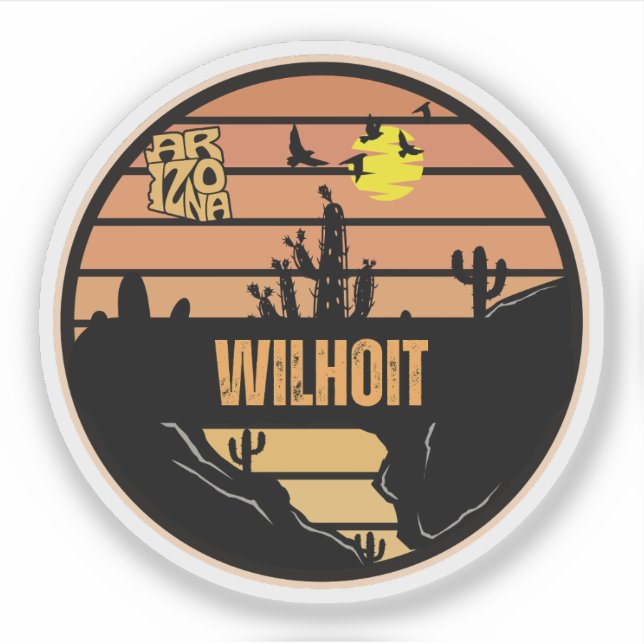 Adesivo Wilhoit, Arizona (Frente)