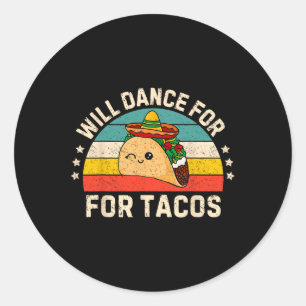 Adesivo Will Dance Para Tacos Cinco Mexicanos De Mayo Fies