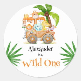 Adesivo Wille One Safari Birthday