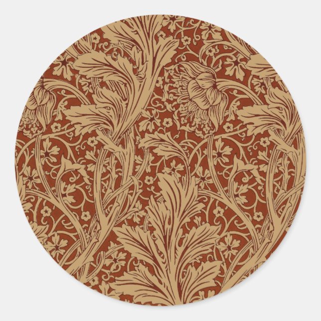 Adesivo William Morris Arcadia Floral Garden Flower (Frente)