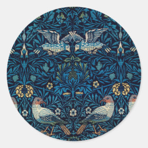 Adesivo William Morris Blue Birds Tapeçaria Clássica