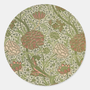 Adesivo William Morris Cray Sage Flower Floral Botânica