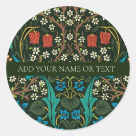 ADESIVO WILLIAM MORRIS ENVELOPE SEAL COM PADRÃO DE TULIP