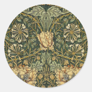 Adesivo William Morris Honeysuckle Green Floral